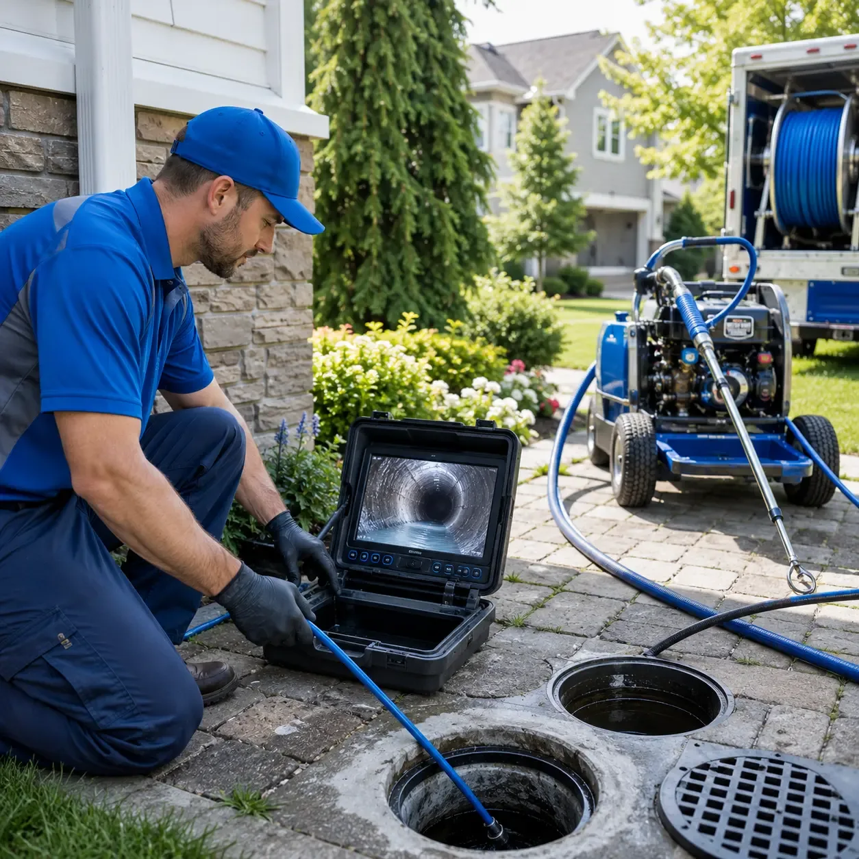 Outdoor drain cleaning professionals serving Eskridge, KS